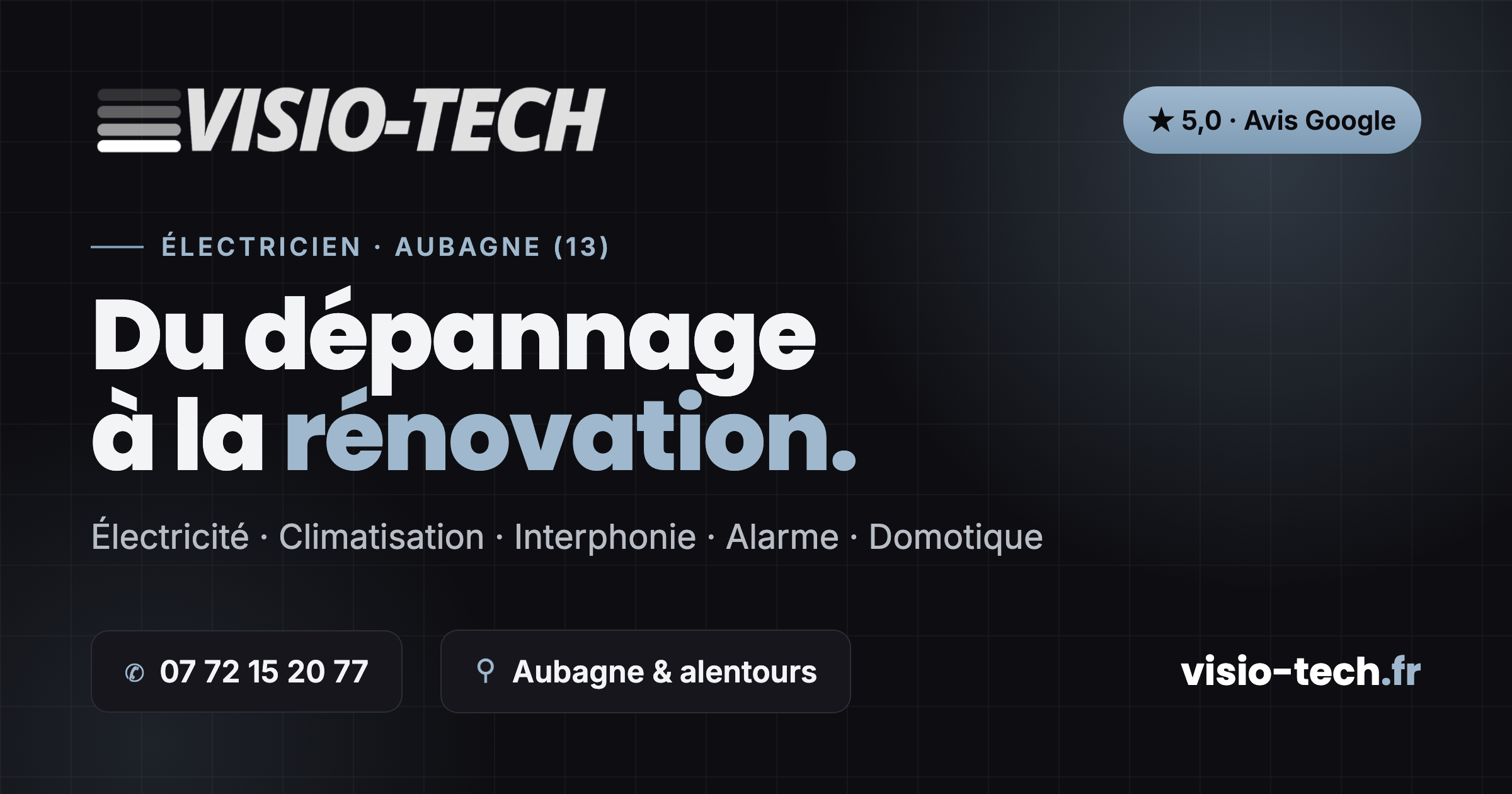 Aperçu du site de VISIO-TECH